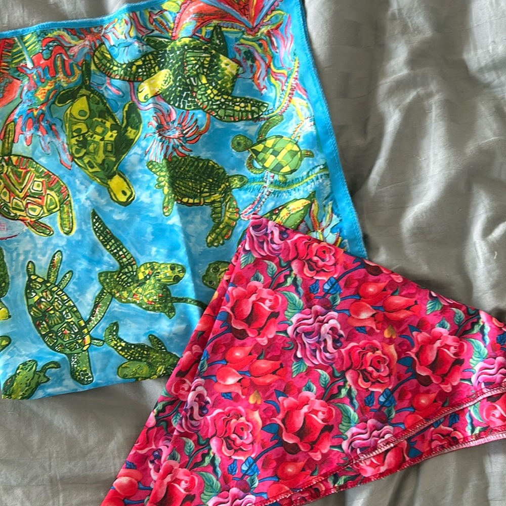 Lush bandana scarf wraps